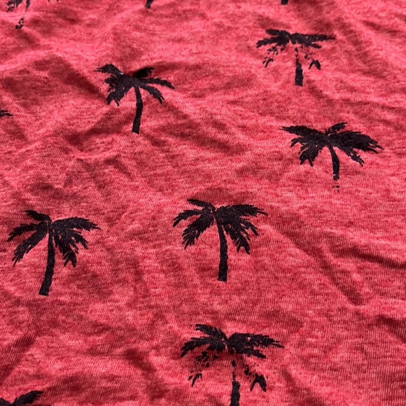 Burnt Orange Palm Tree T-Shirt - Picture 3 of 4